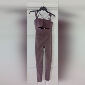 Free People Women's Mauve Jumpsuit,Xs ,Euc Atheletic